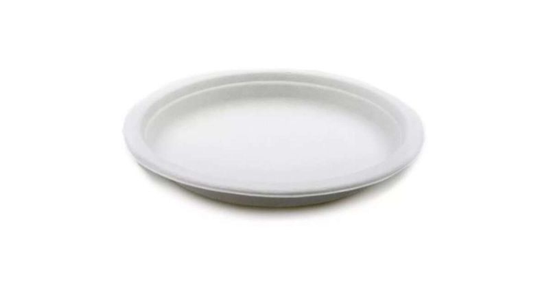 HI.CUKORNÁD BAGASSE KEREK TÁNYÉR 22CM (50db/CS)