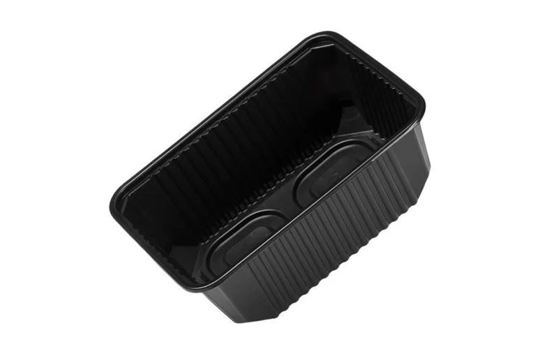 GR. SZÖGLETES FEKETE DOBOZ ALJ 500 ML QM502T 50DB/CSOMAG=1 KARTON =600 DB varia