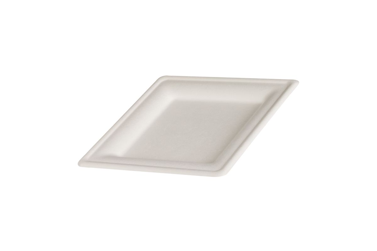 GR. CUKORNÁD SZÖGLETES TÁNYÉR 20X20CM QC20R 10DB/CSOMAG =1 KARTON=240DB