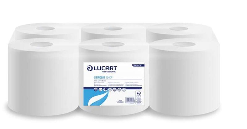 LUCART STRONG CF 19 TEKERCSES KÉZTÖRLŐ 07 2001 6db / csom