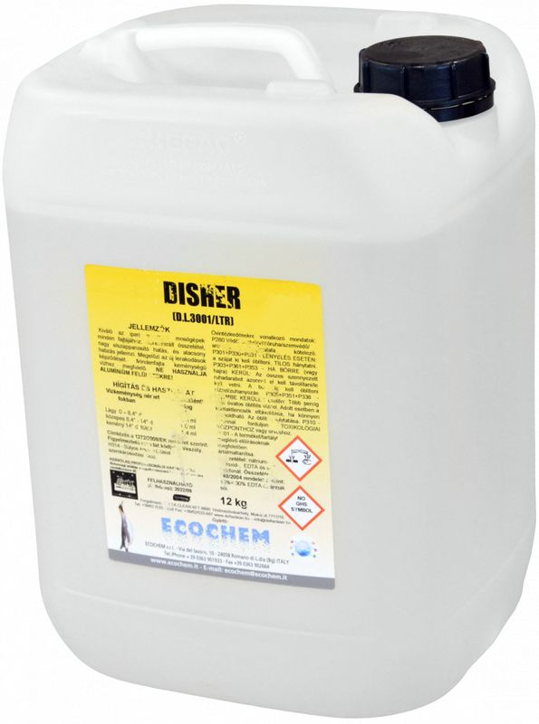 DC DISHER GÉPI POHÁR - TÁNYÉR MOSOGATÓ 12KG