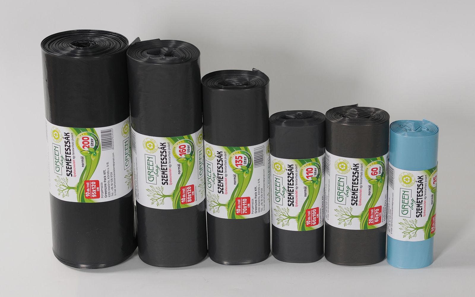 GP SZEMETESZSÁK 200 L 10 DB/CS