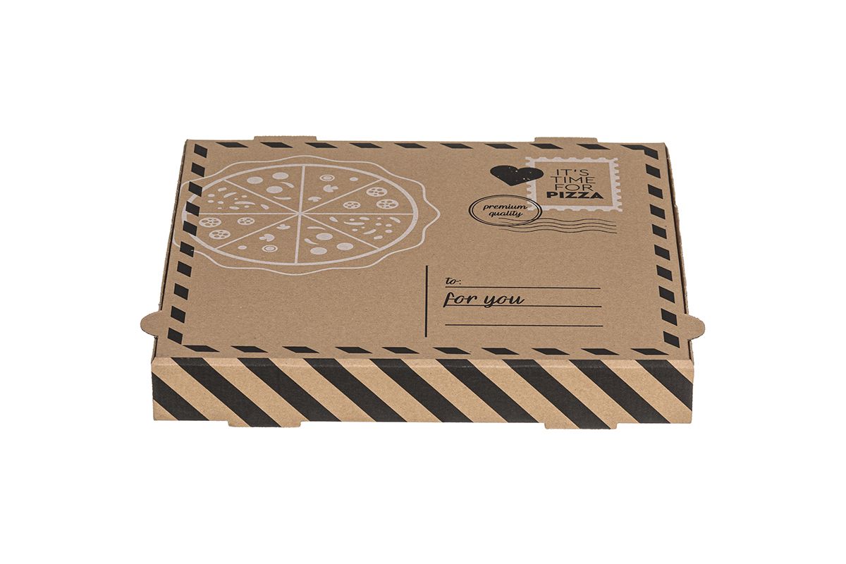 GR.PIZZA DOBOZ Q33334LE MINTÁS 100 DB / CSOMAG