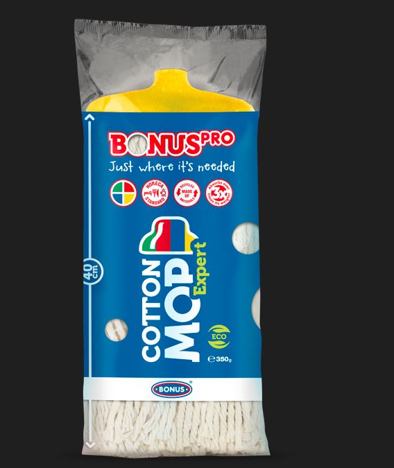 BN.BonusPRO CottonMOP Expert sárga - 350g HoReCa - HACCP B818