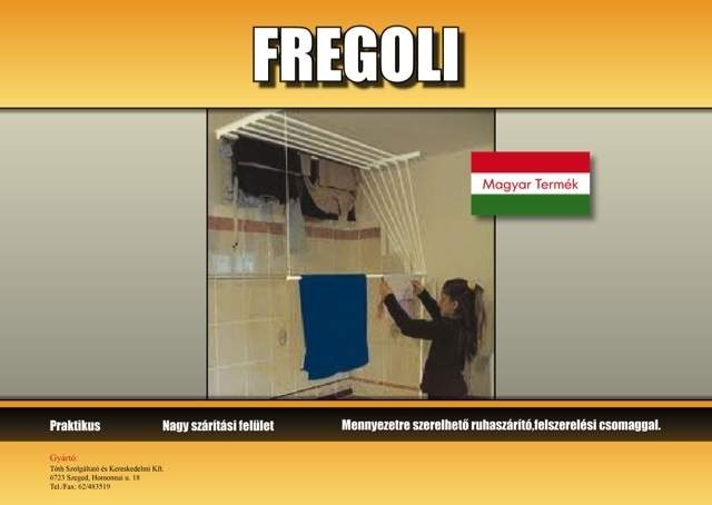 Ruhaszárító fregoli 100 cm suszarka